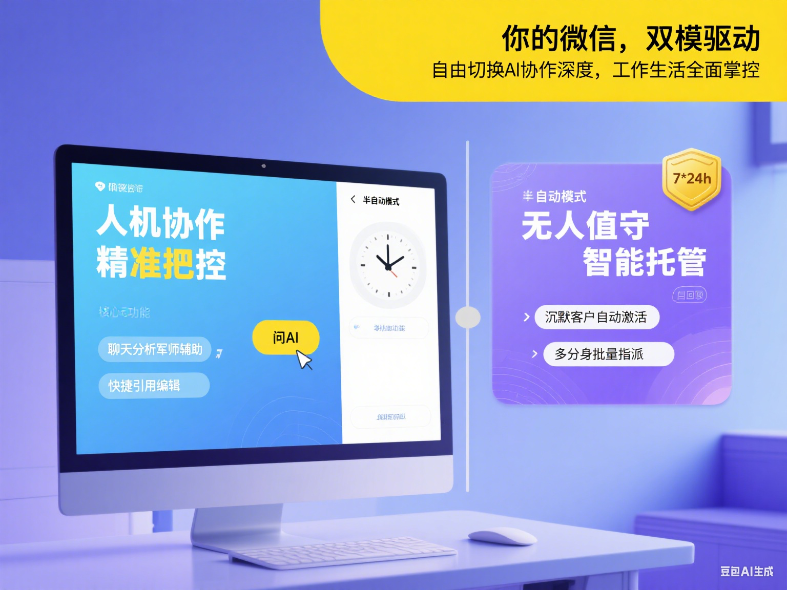 解放双手，化身专家：用“有客AI替身”让微信自动高效工作！ - 有客多开-有客RPA-有客AI替身-有客矩阵